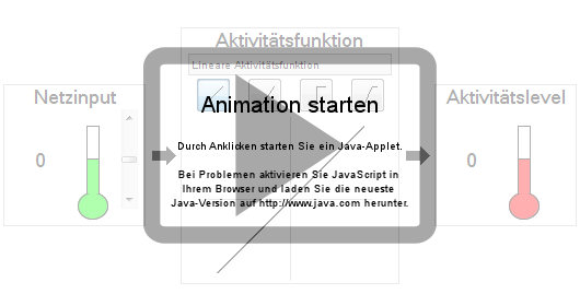 Vorschau-Bild des Java-Applets ActivityFunction